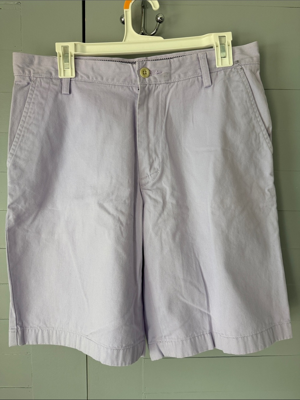Nautica Light Lavender Flat Front Chino Shorts